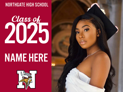 Northgate Senior Photo Yard Sign