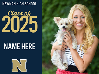 Newnan High School Senior Photo Yard Sign